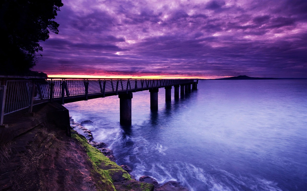 Pier and bridge HD wallpapers #5 - 1280x800