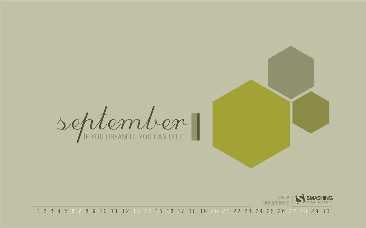 September 2014 Kalender Tapete (2) #11 - 1280x800