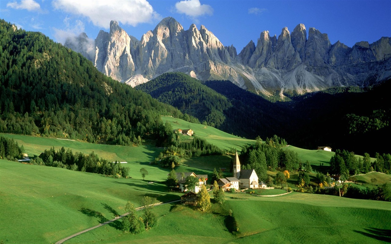 Итальянский естественная красота пейзажа HD обои #2 - 1280x800