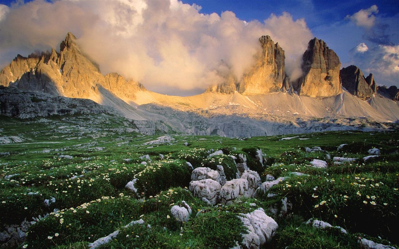 Italská přírodní krásy scenérie HD tapetu #4 - 1280x800