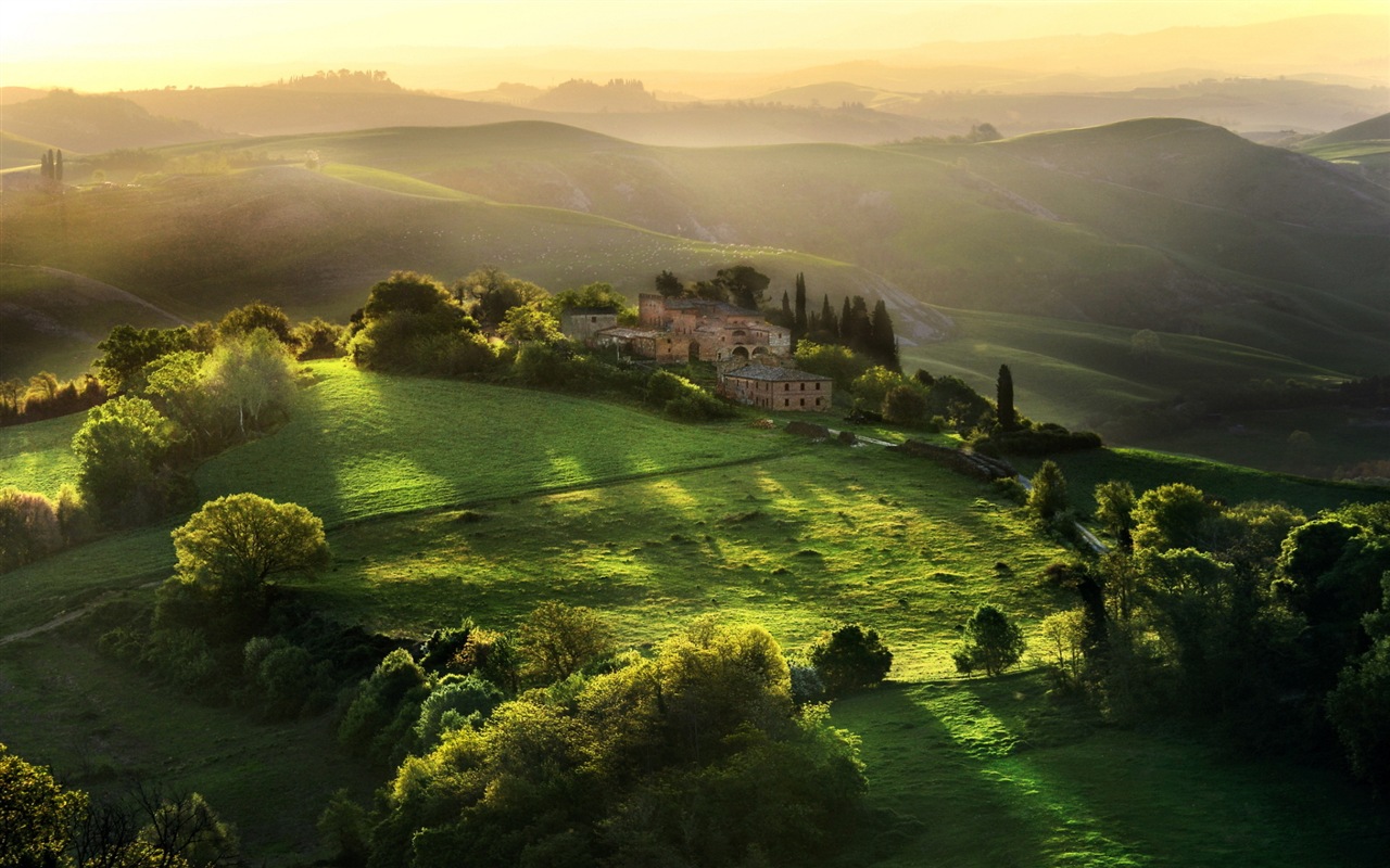 Italská přírodní krásy scenérie HD tapetu #8 - 1280x800