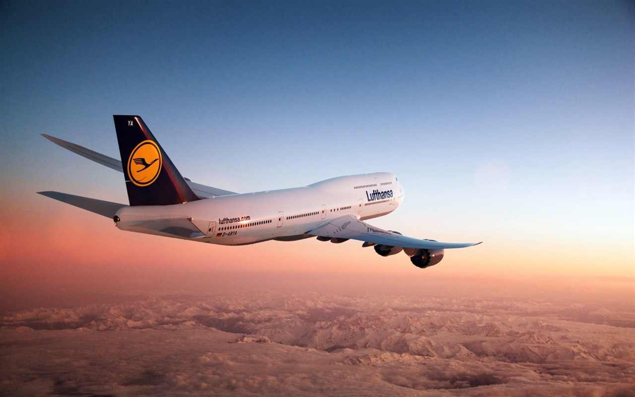 Boeing 747 airliner HD wallpapers #1 - 1280x800