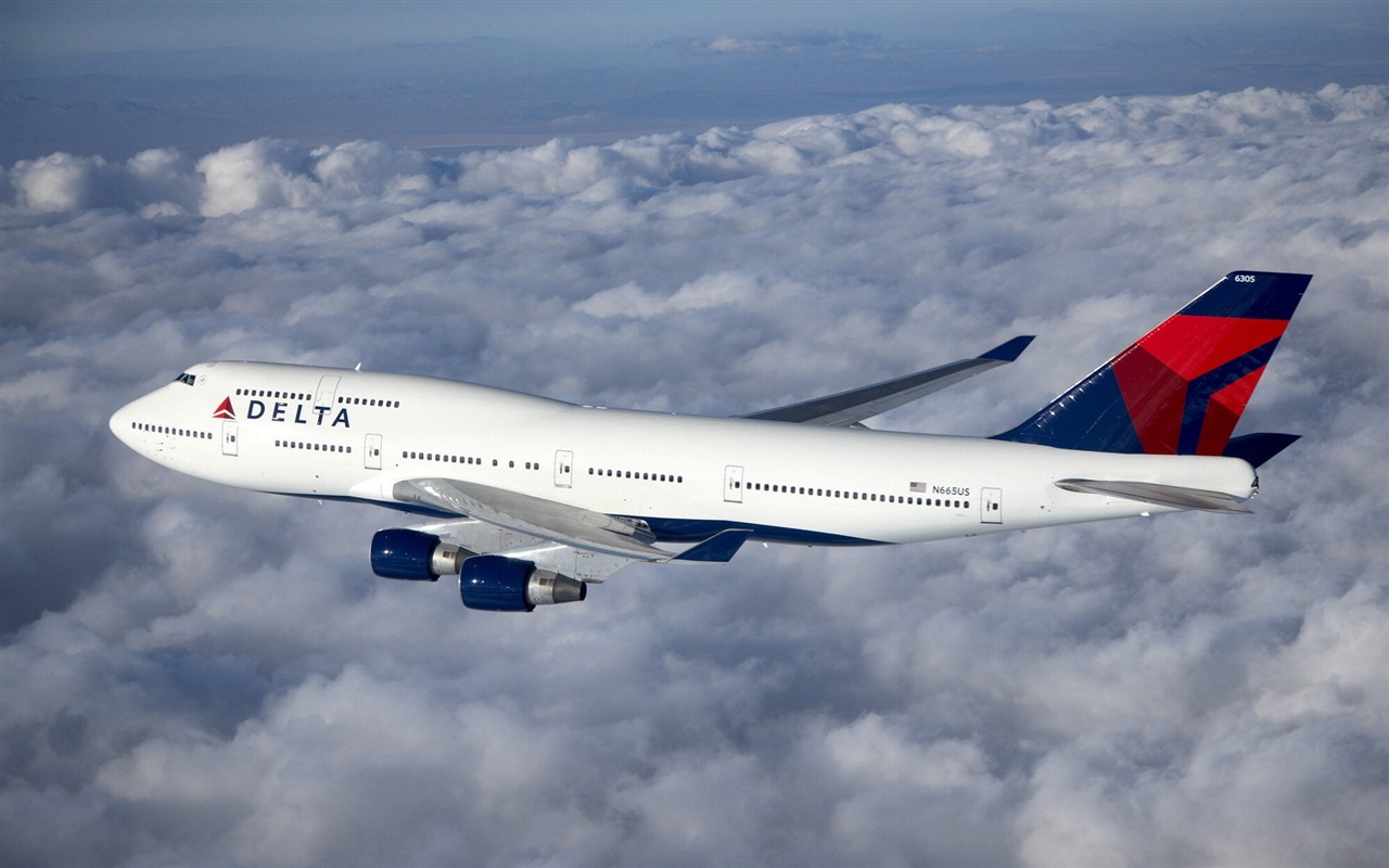 波音747客机 高清壁纸8 - 1280x800