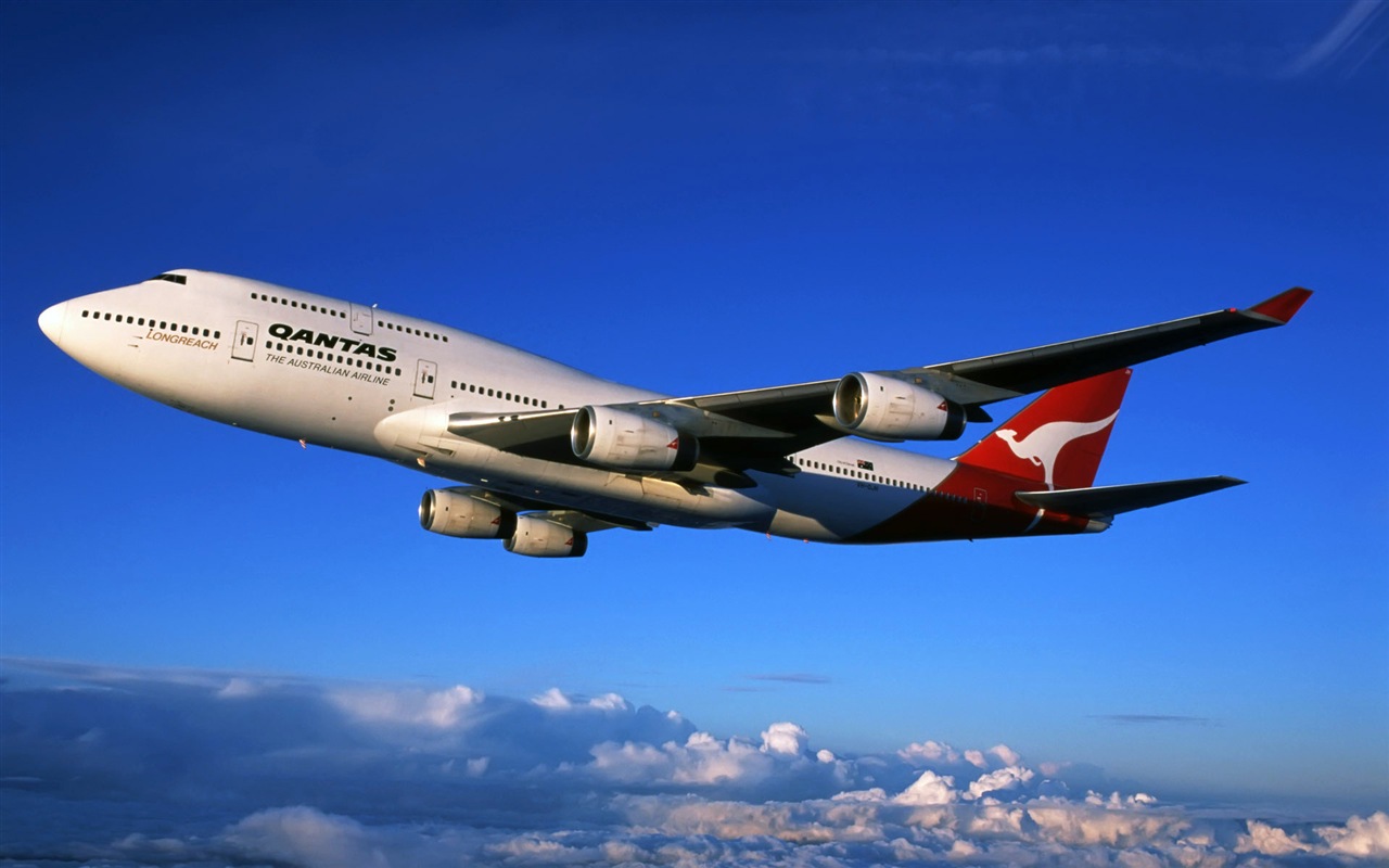 Boeing 747 dopravní letadlo HD tapety na plochu #15 - 1280x800