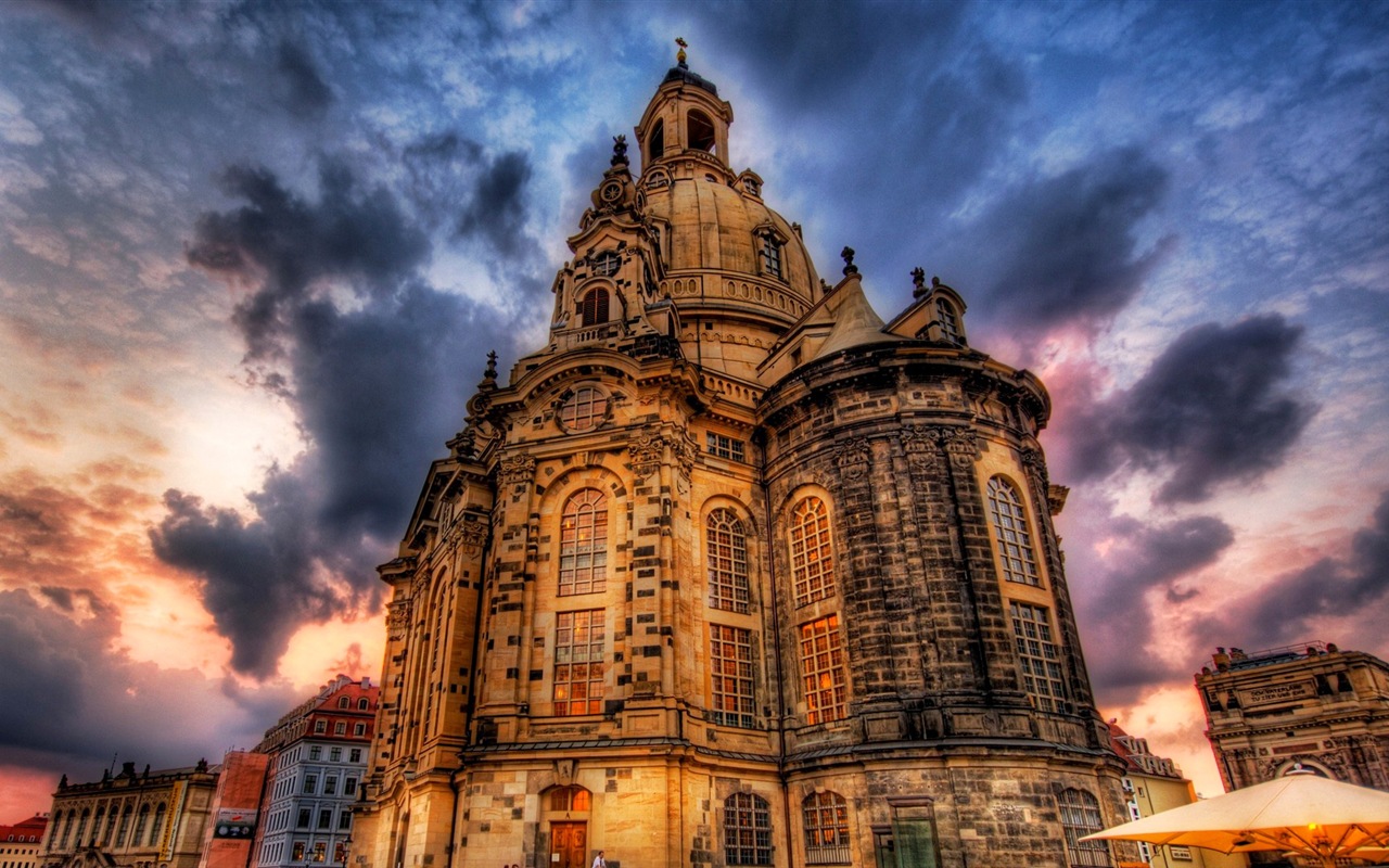 HD обои городской пейзаж Германия Дрезден #2 - 1280x800