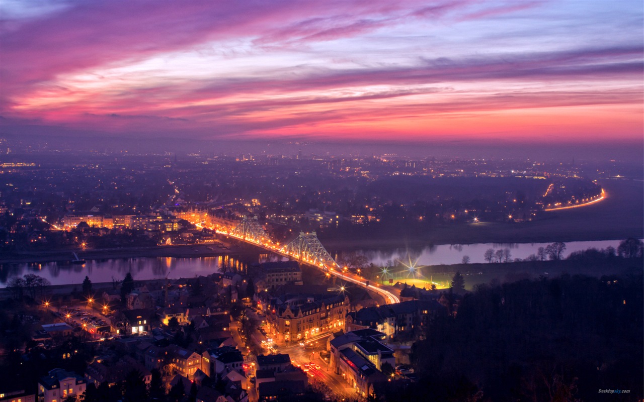 Alemania Dresden fondos de pantalla HD paisaje de la ciudad #9 - 1280x800