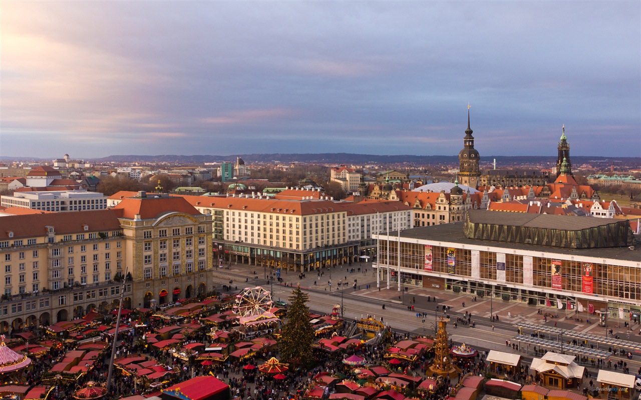 HD обои городской пейзаж Германия Дрезден #11 - 1280x800