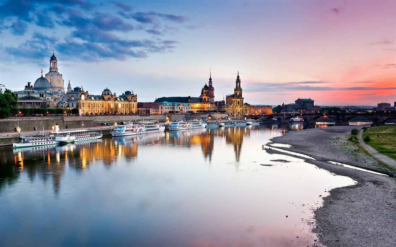 Alemania Dresden fondos de pantalla HD paisaje de la ciudad #12 - 1280x800