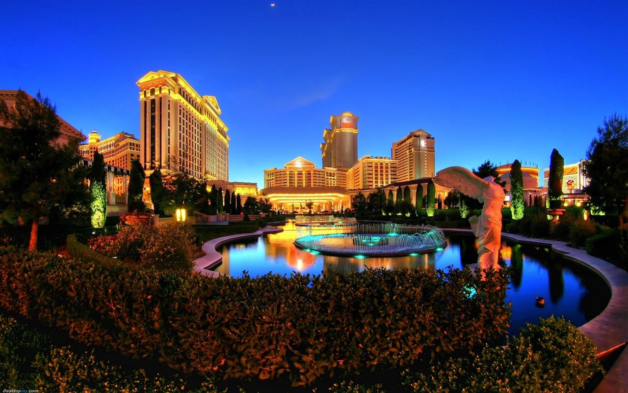 Hermosa noche en fondos de pantalla de alta definición de Las Vegas #9 - 1280x800