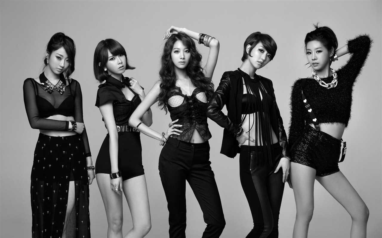 Корейский группа девушка Девять муз HD обои #4 - 1280x800