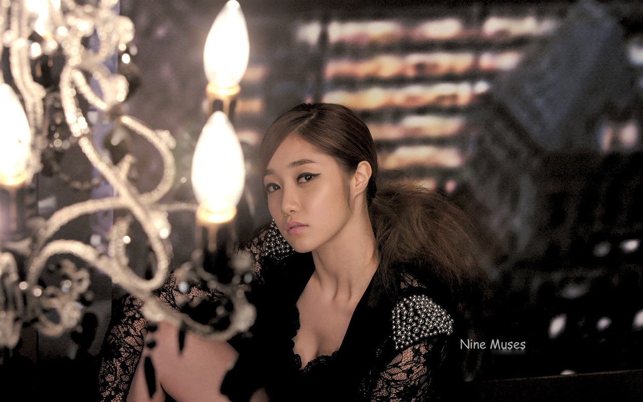 Korean Girl skupina Nine Múzy HD tapety na plochu #8 - 1280x800