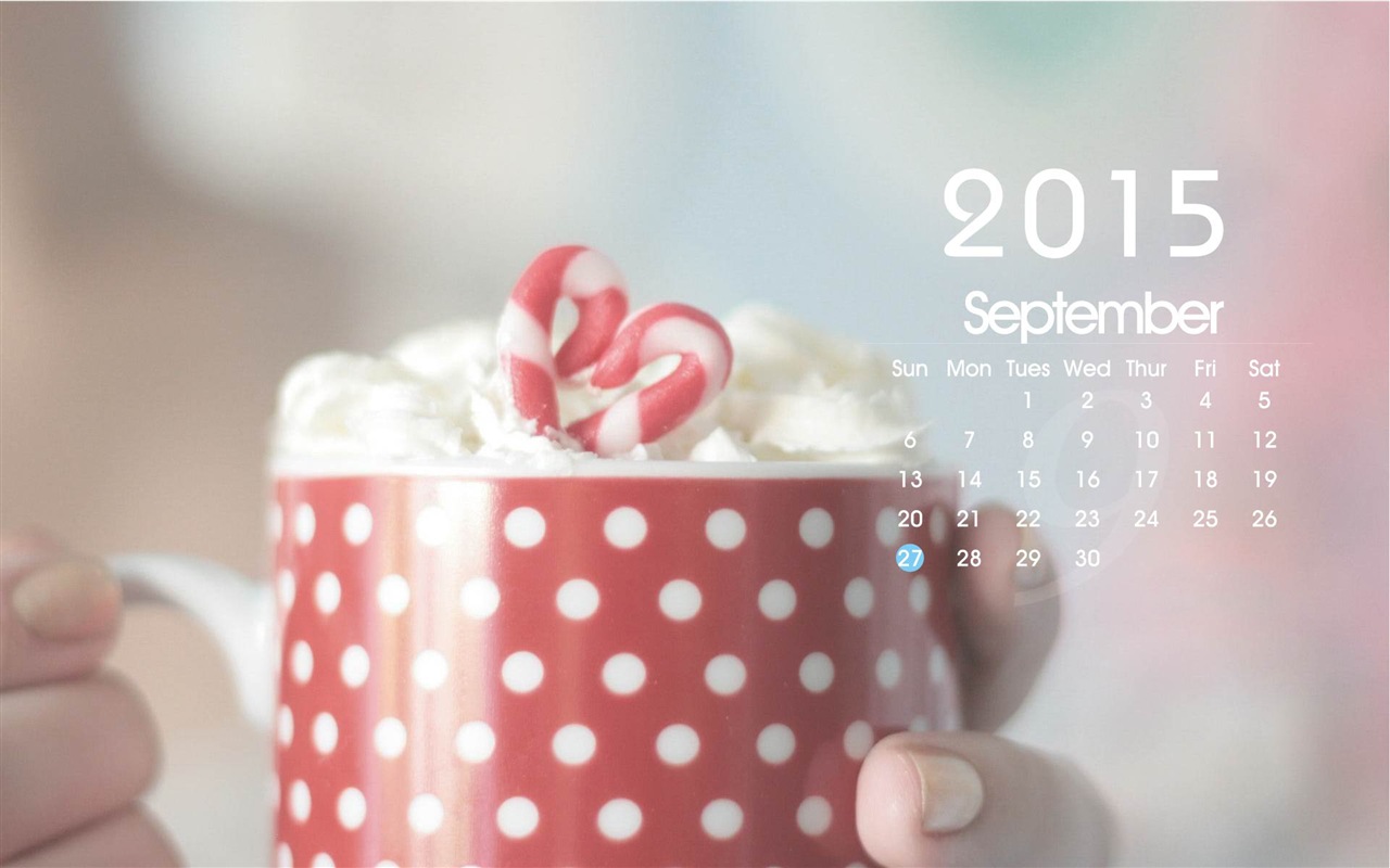 Calendario 2015 fondos de pantalla de alta definición #16 - 1280x800