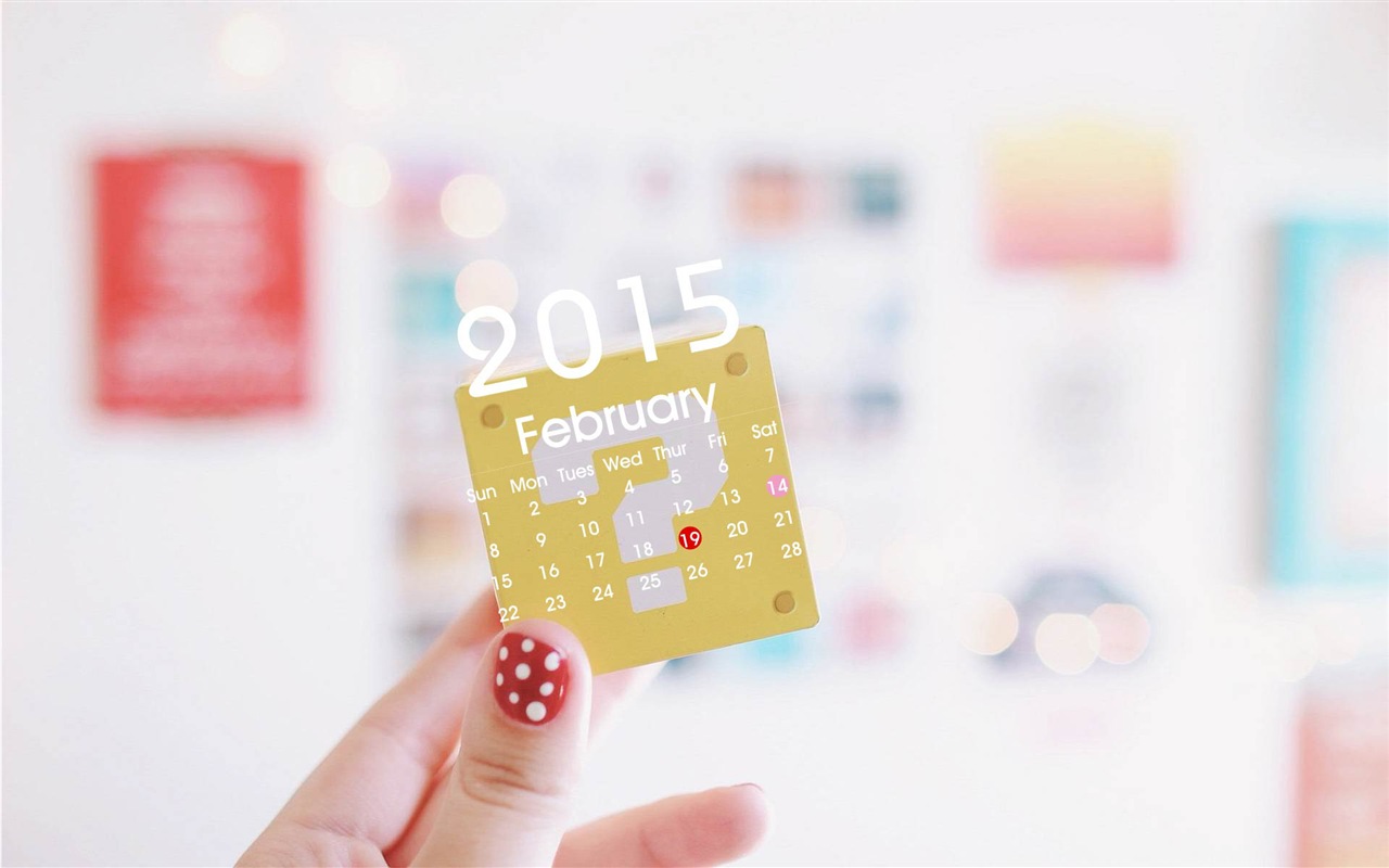 Kalendář 2015 HD tapety na plochu #22 - 1280x800
