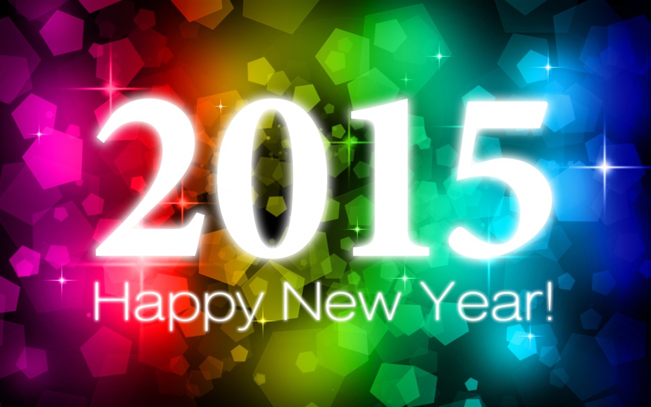 2015 New Year theme HD wallpapers (1) #1 - 1280x800