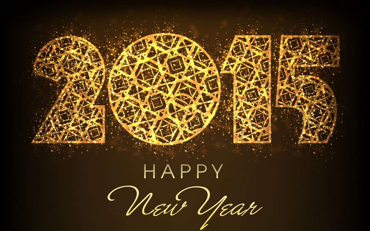 2015 New Year theme HD wallpapers (2) #1 - 1280x800