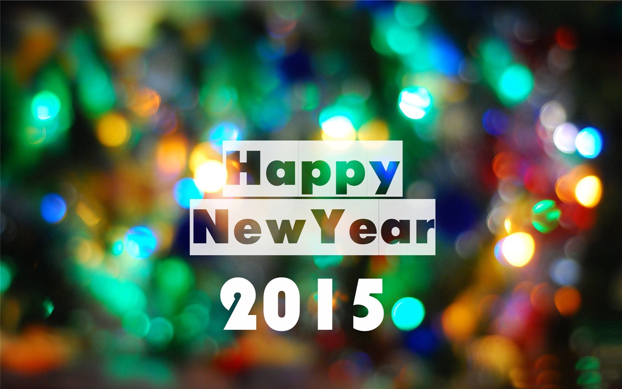 2015 New Year theme HD wallpapers (2) #14 - 1280x800