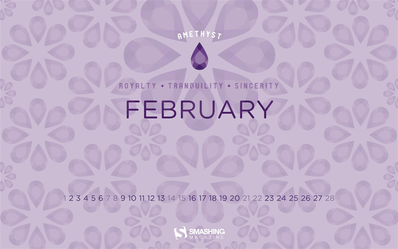 February 2015 Calendar wallpaper (2) #2 - 1280x800