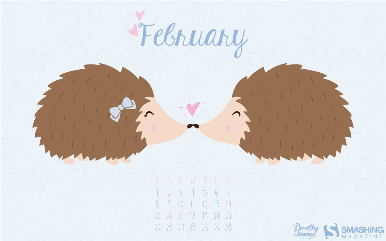 February 2015 Calendar wallpaper (2) #9 - 1280x800