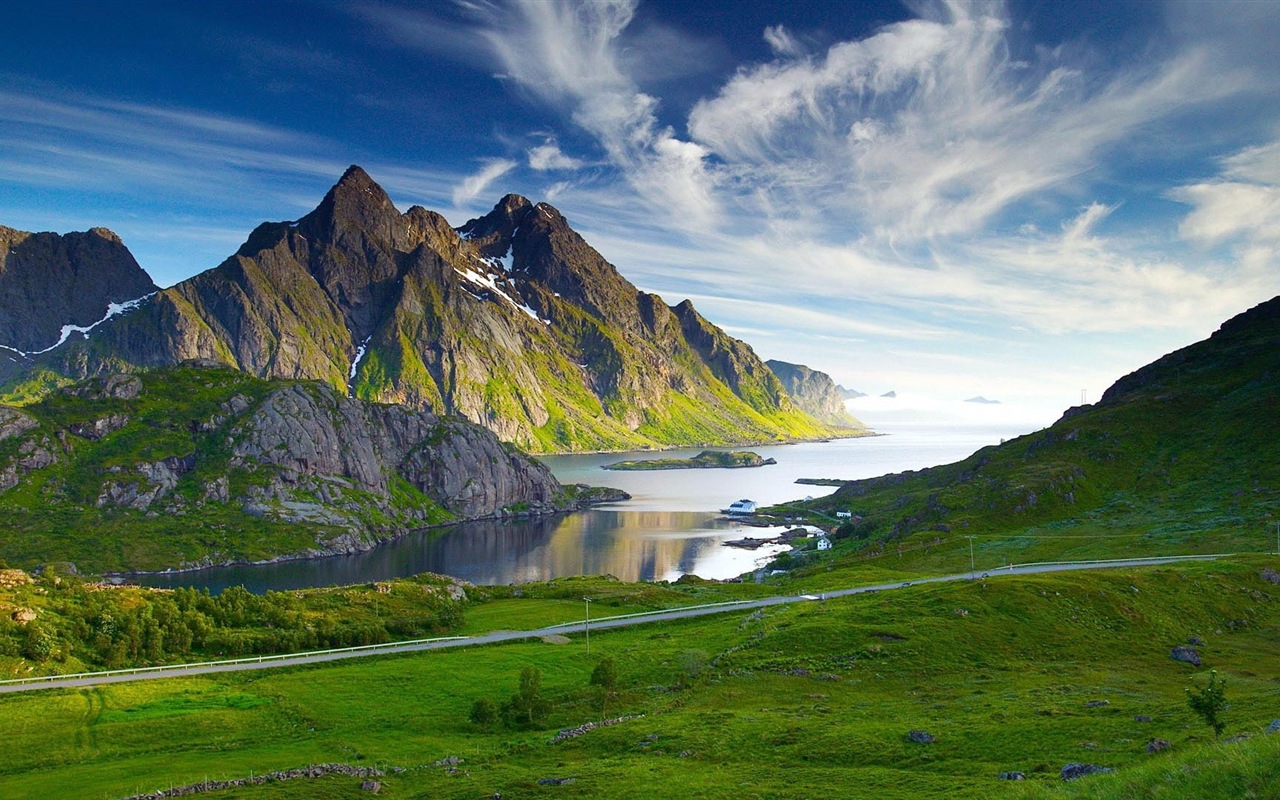 Wallpapers hermosas nórdicos HD paisajes naturales #1 - 1280x800