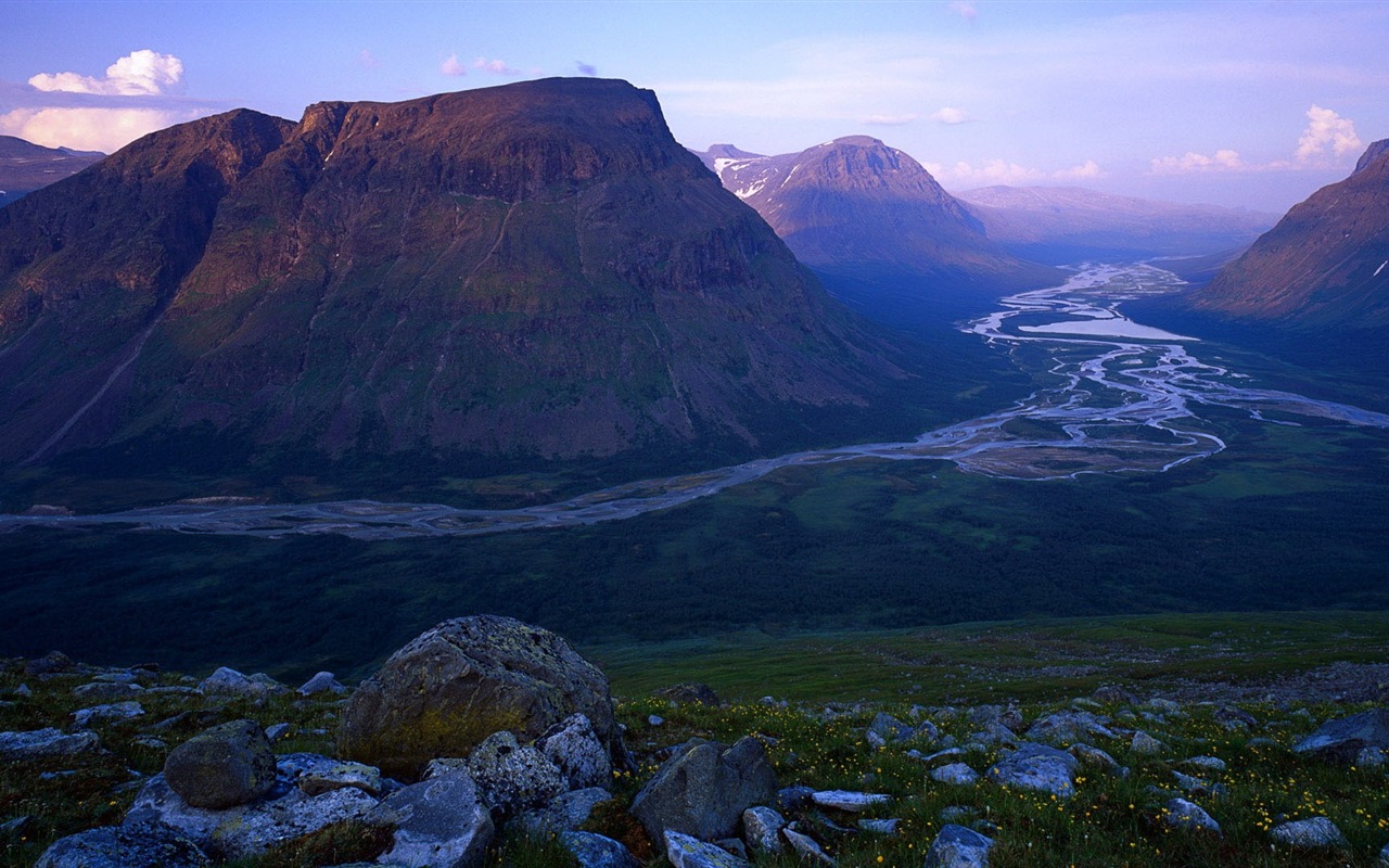Wallpapers hermosas nórdicos HD paisajes naturales #11 - 1280x800