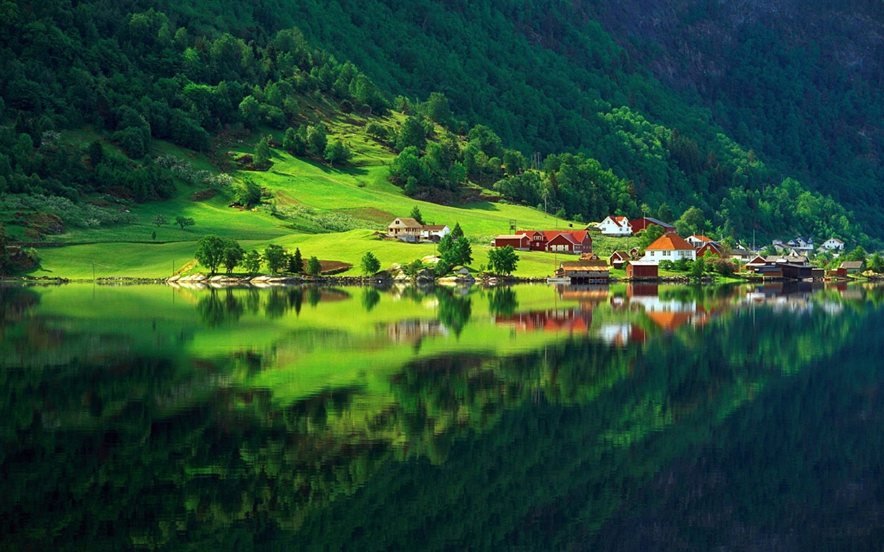 Wallpapers hermosas nórdicos HD paisajes naturales #13 - 1280x800