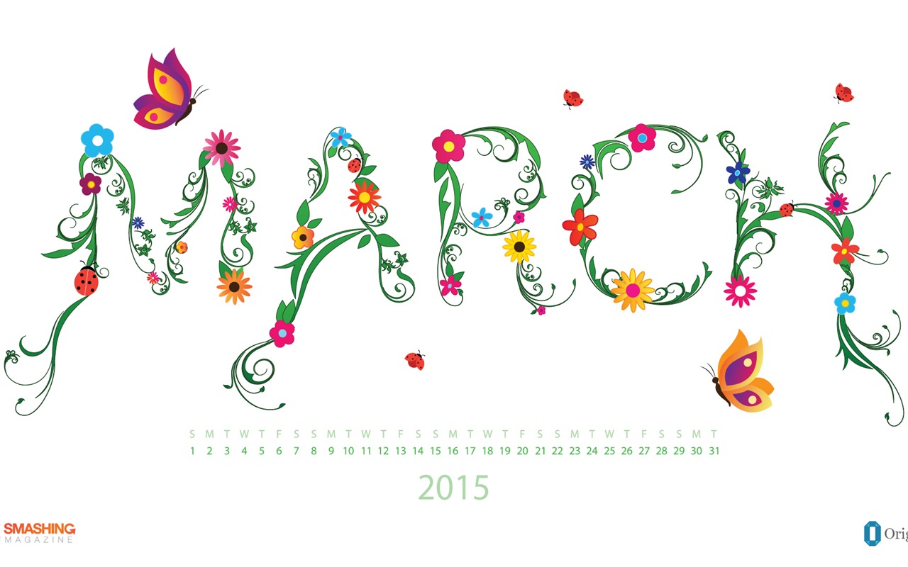 März 2015 Kalender Tapete (2) #16 - 1280x800