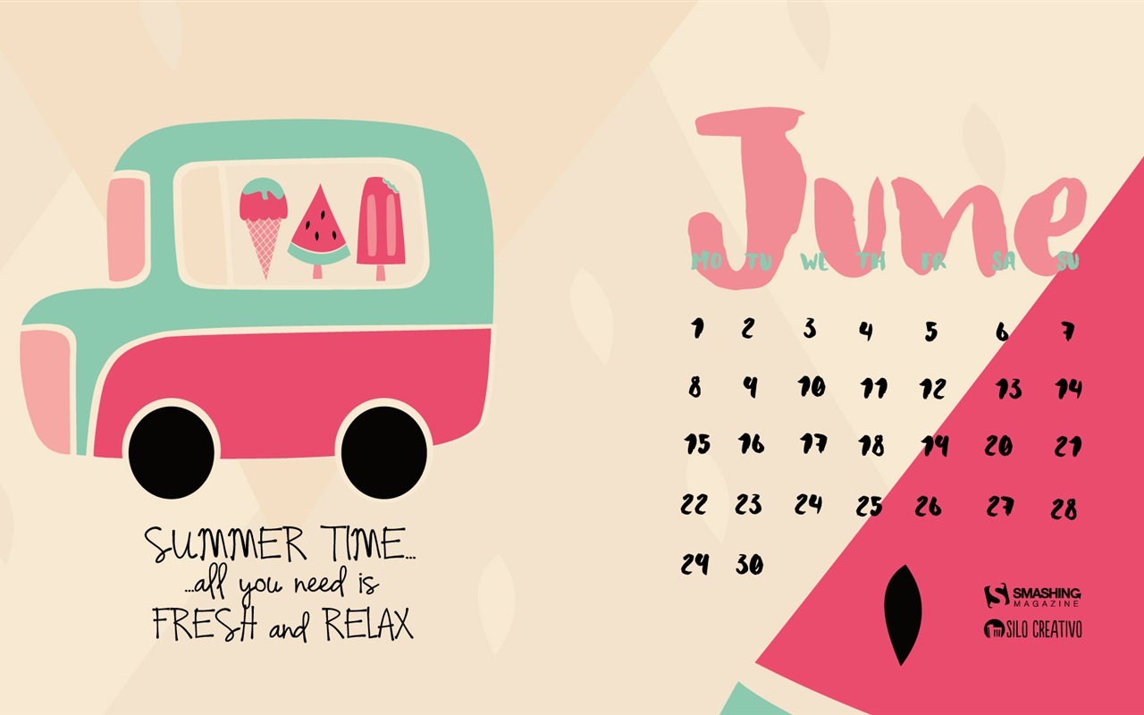 June 2015 calendar wallpaper (2) #18 - 1280x800