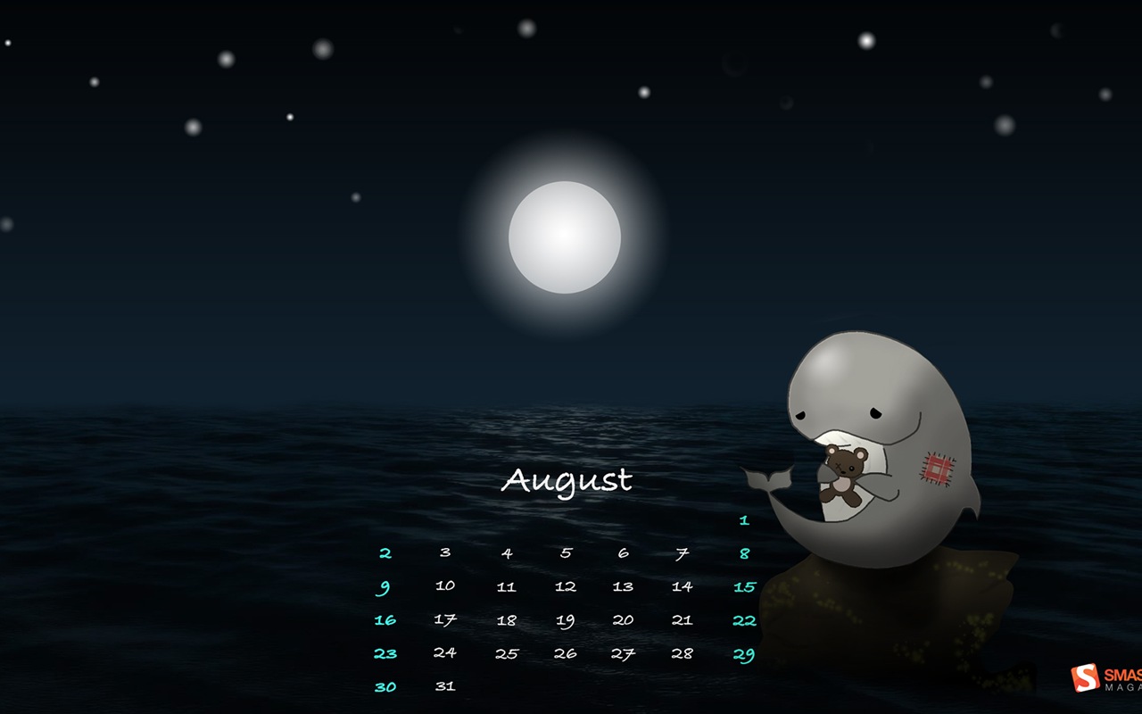 August 2015 Kalender Wallpaper (2) #16 - 1280x800