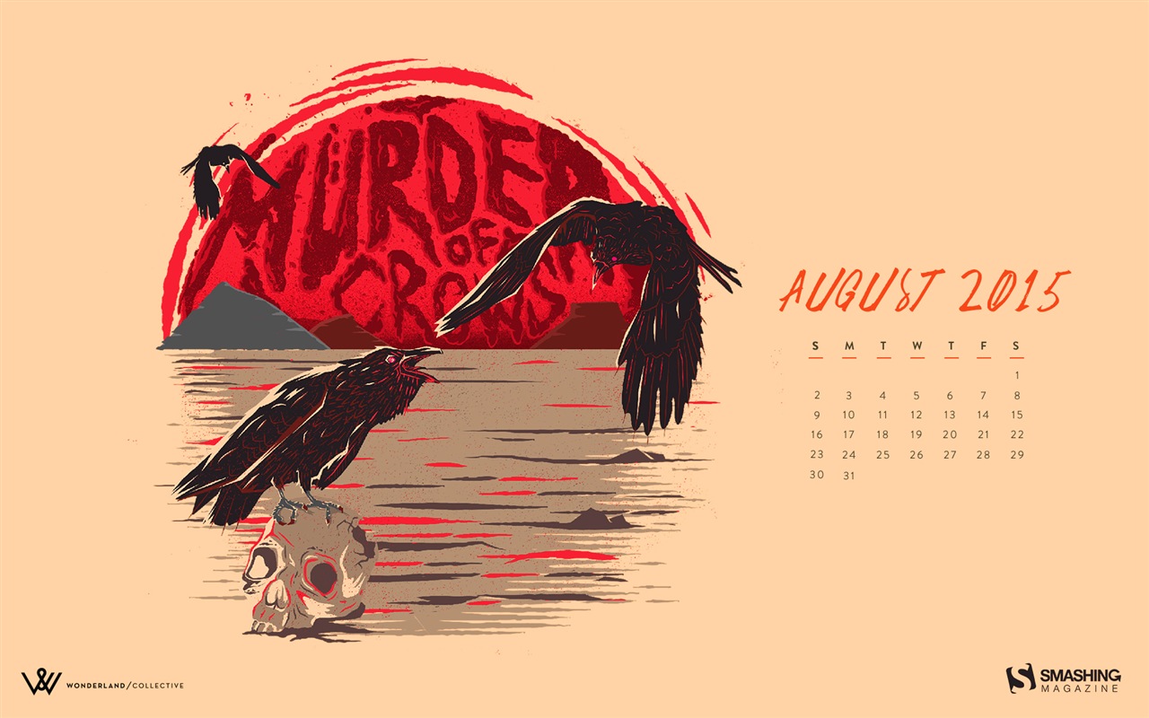 August 2015 Kalender Wallpaper (2) #17 - 1280x800