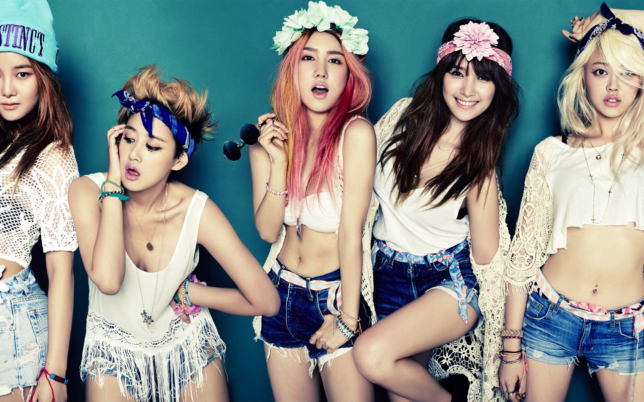 Corea niñas de fondos de pantalla de alta definición Spica combinación música idol #12 - 1280x800