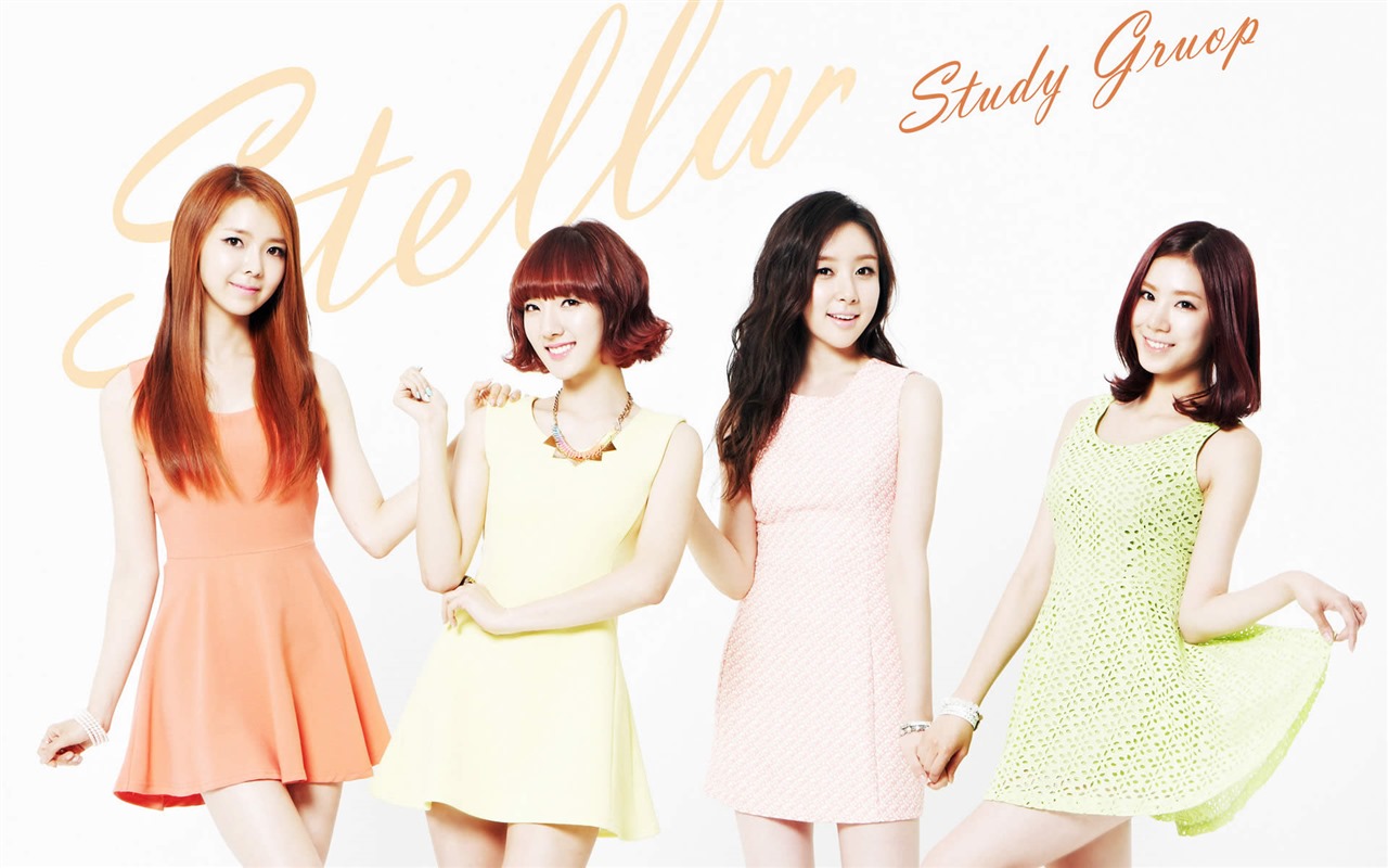 Stellar Korean music girls group  HD wallpapers #2 - 1280x800