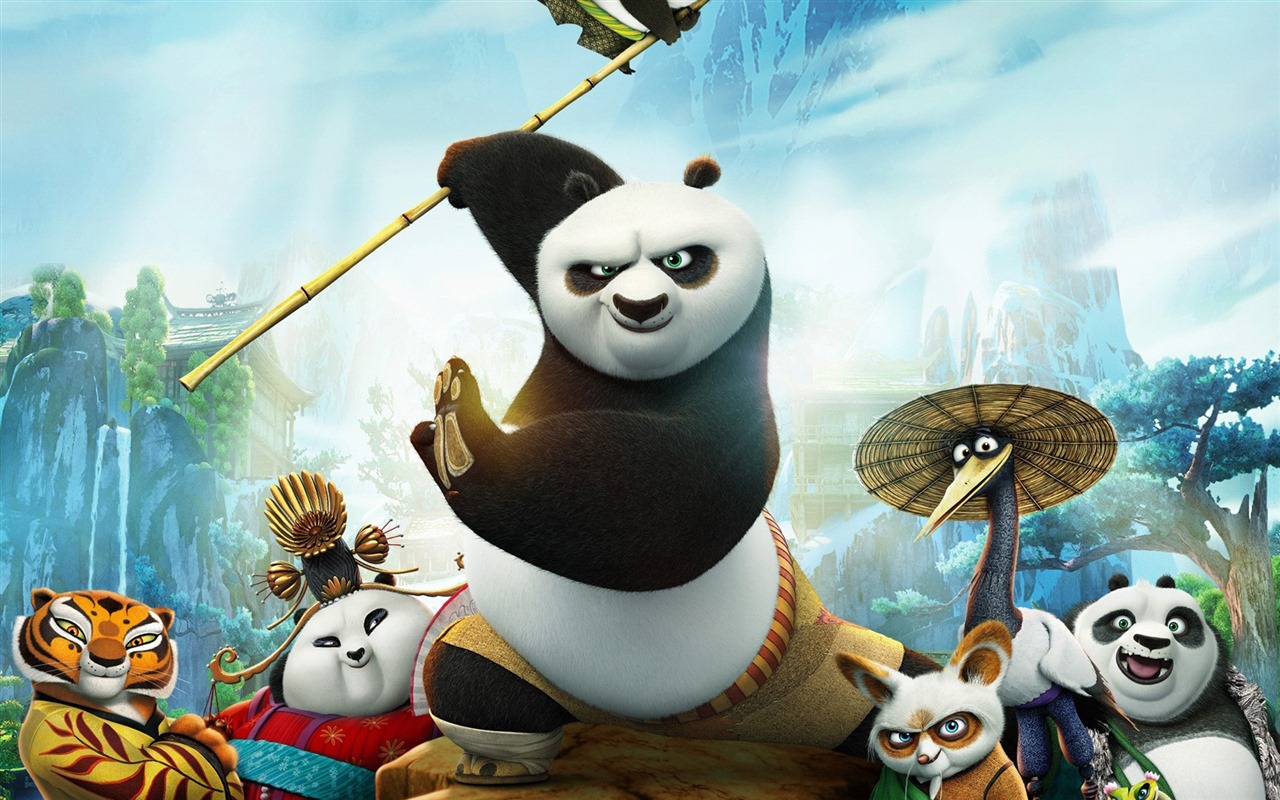 Kung Fu Panda 3, fondos de pantalla de alta definición de películas #1 - 1280x800