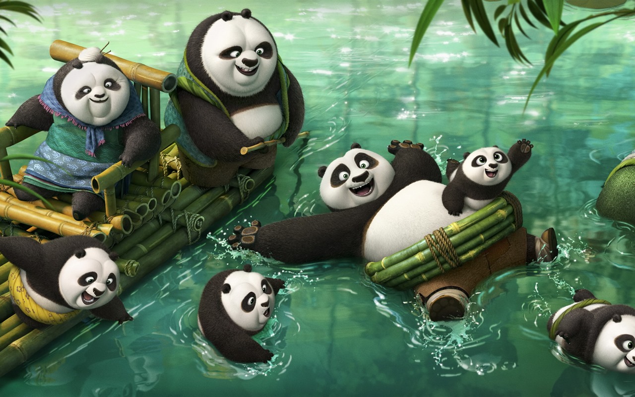 Kung Fu Panda 3, fondos de pantalla de alta definición de películas #9 - 1280x800