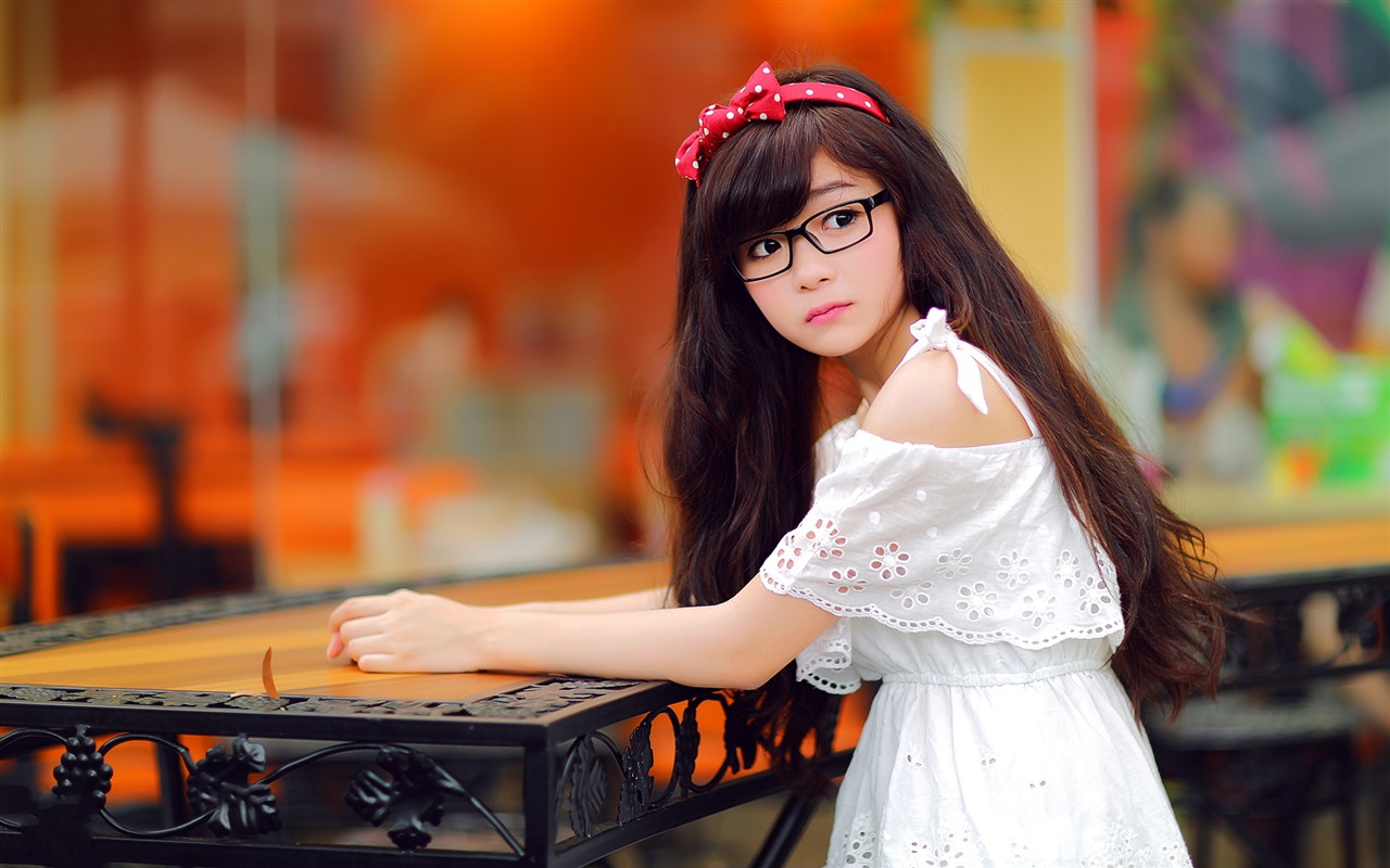 Pure and lovely young Asian girl HD wallpapers collection (1) #17 - 1280x800