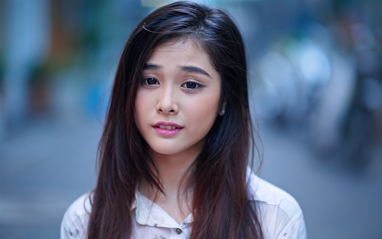 순수하고 사랑스러운 젊은 아시아 여자의 HD 월페이퍼 컬렉션 (1) #31 - 1280x800