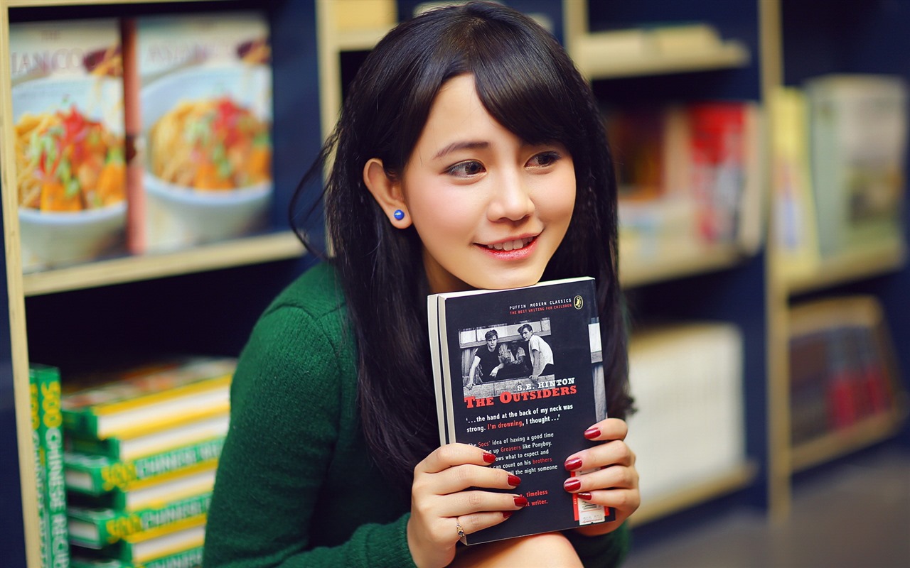 清纯可爱年轻的亚洲女孩 高清壁纸合集(一)39 - 1280x800