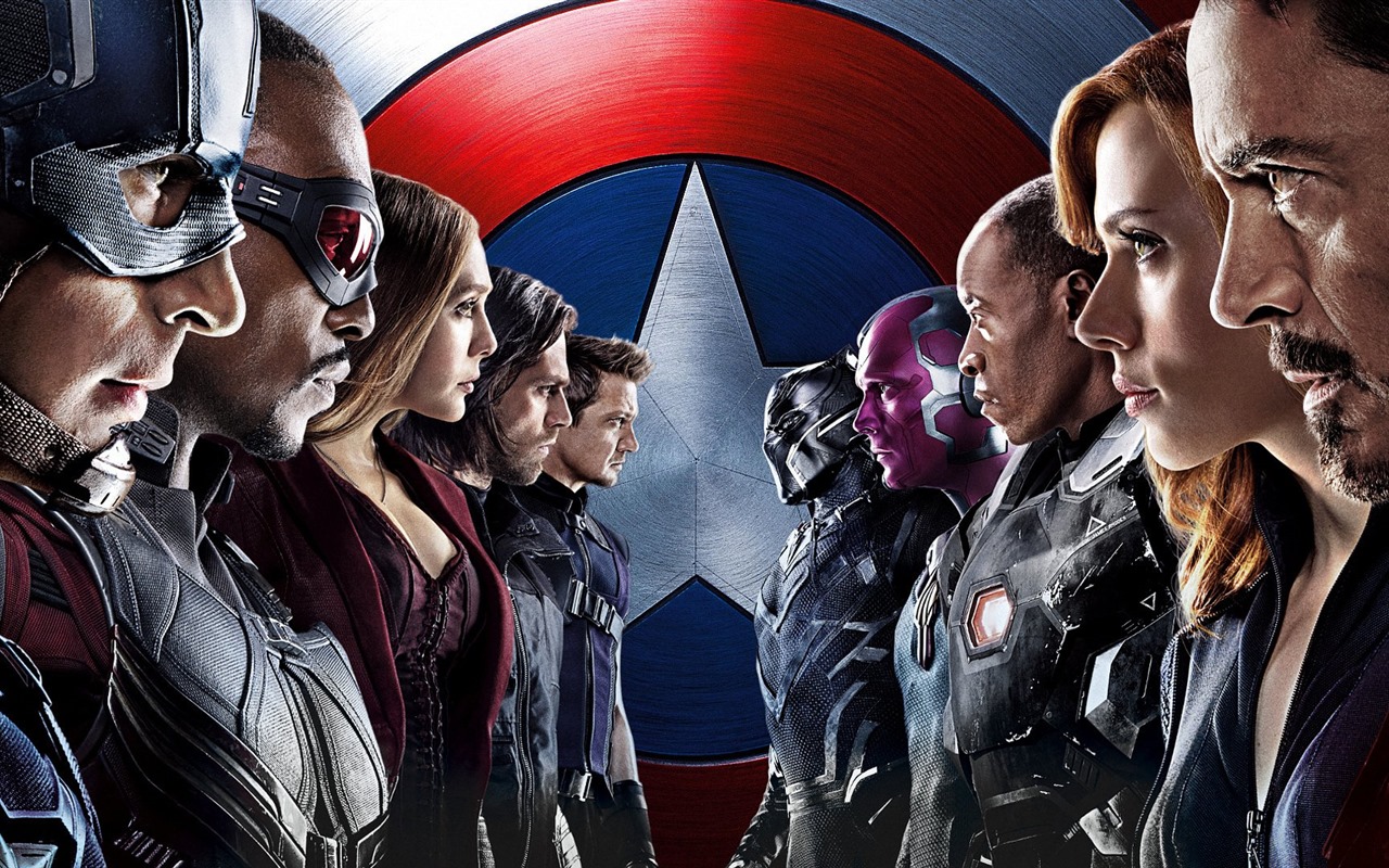 Capitán América: guerra civil, fondos de pantalla de alta definición de películas #2 - 1280x800