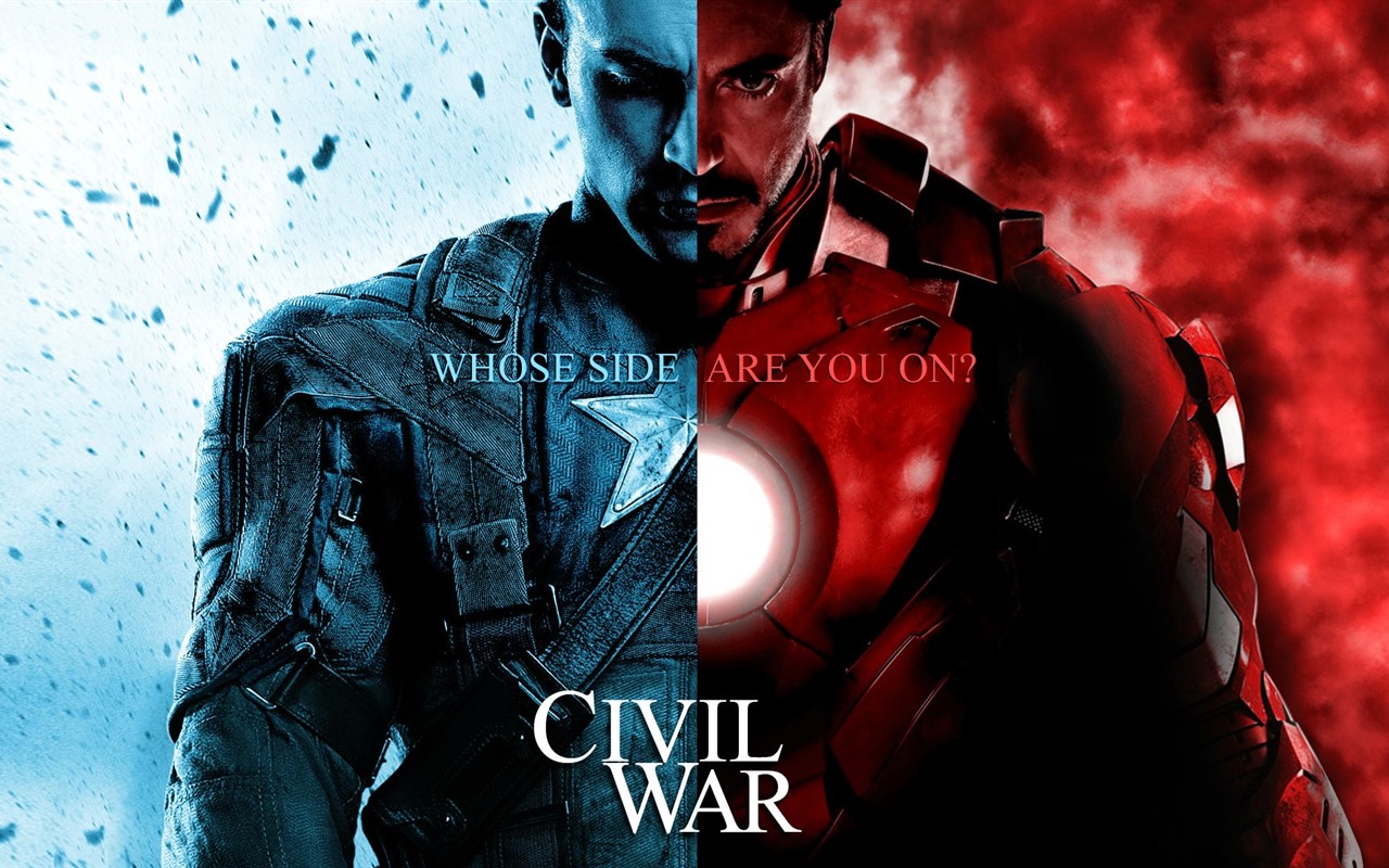 Капитан Америка: Гражданская война, обои для рабочего стола кино HD #8 - 1280x800