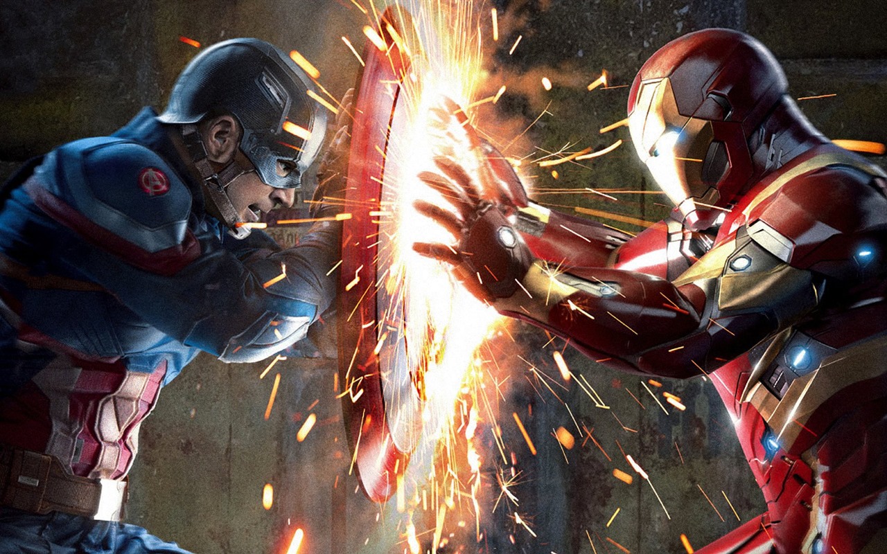 Капитан Америка: Гражданская война, обои для рабочего стола кино HD #13 - 1280x800