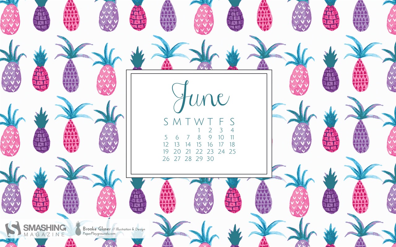 June 2016 calendar wallpaper (2) #15 - 1280x800