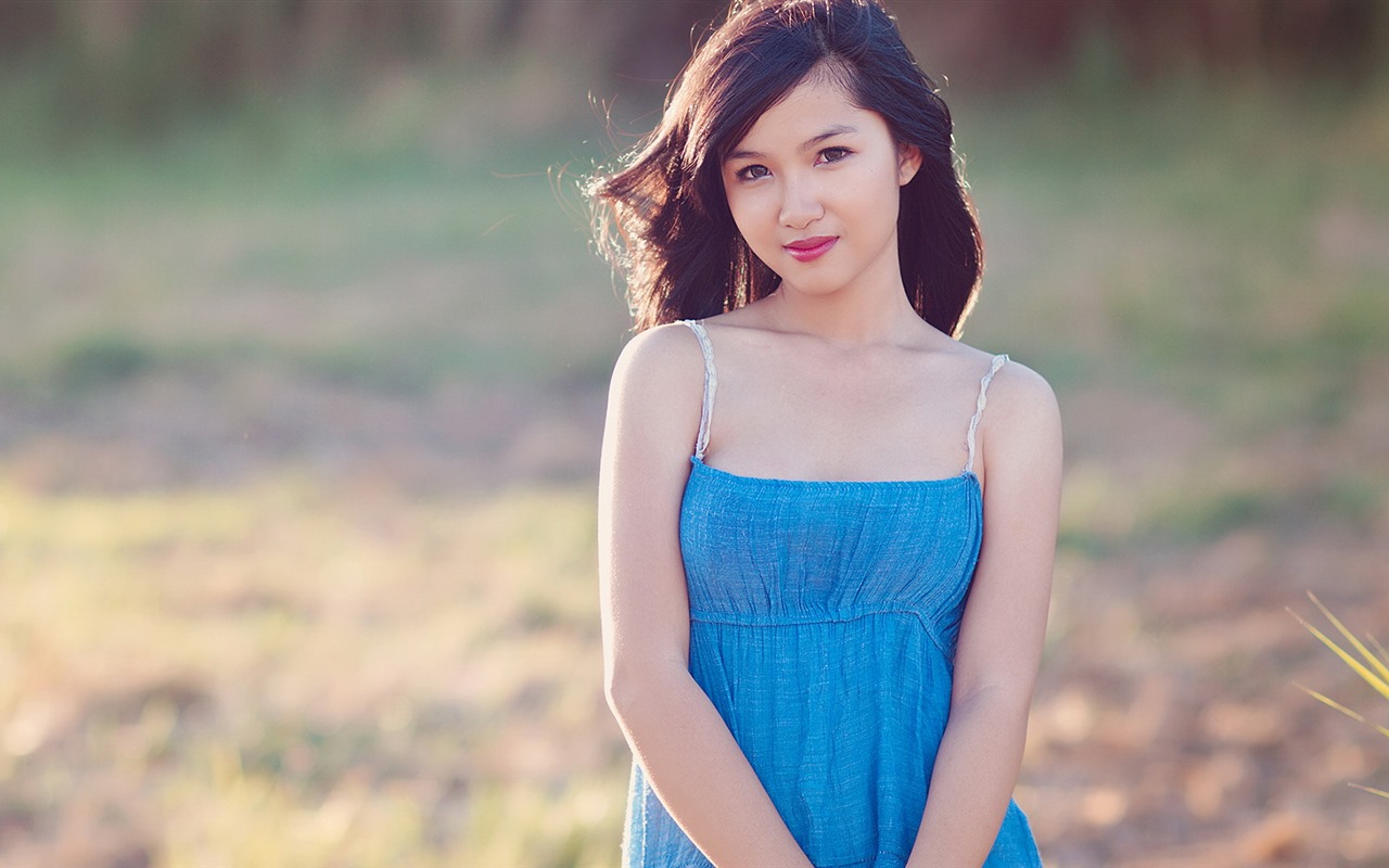 순수하고 사랑스러운 젊은 아시아 여자의 HD 월페이퍼 컬렉션 (2) #6 - 1280x800