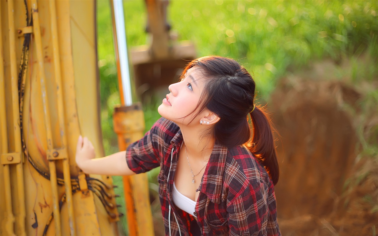 순수하고 사랑스러운 젊은 아시아 여자의 HD 월페이퍼 컬렉션 (2) #14 - 1280x800