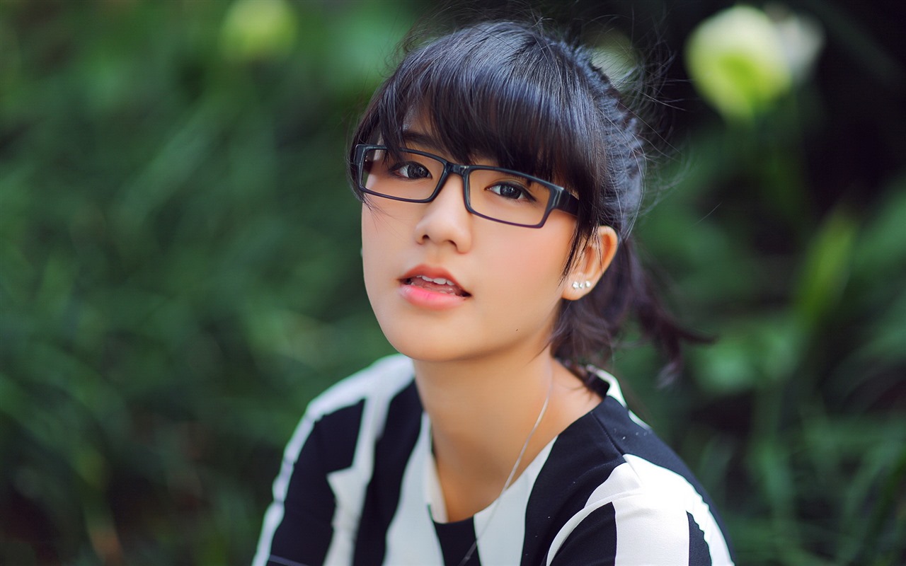 순수하고 사랑스러운 젊은 아시아 여자의 HD 월페이퍼 컬렉션 (2) #21 - 1280x800