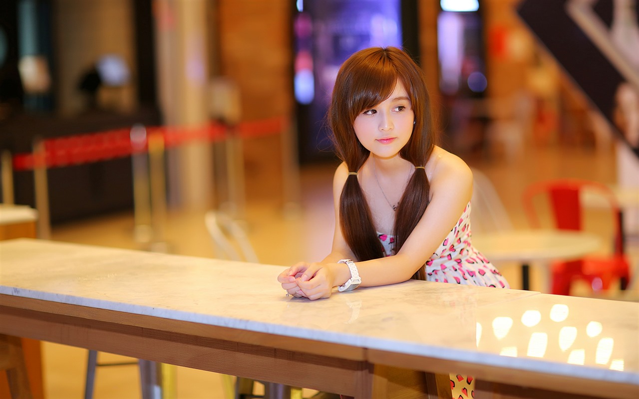 純粋で美しい若いアジアの女の子HDの壁紙コレクション (2) #38 - 1280x800