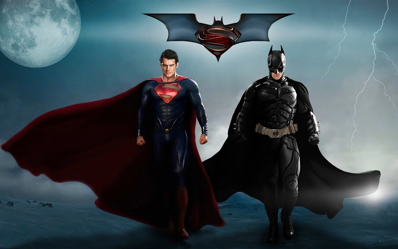 фильм HD обои Рассвет Справедливости, 2016: Бэтмен против Супермена #2 - 1280x800