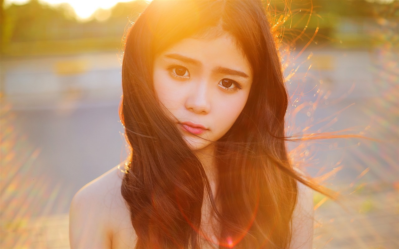 순수하고 사랑스러운 젊은 아시아 여자의 HD 월페이퍼 컬렉션 (3) #21 - 1280x800