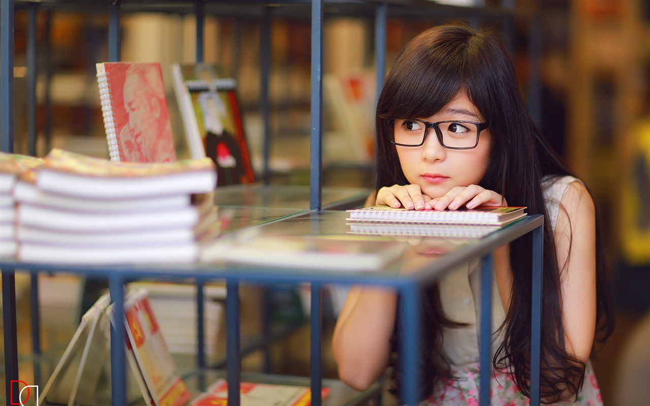 Čistá a krásná mladá Asiatka kolekce HD tapety na plochu (3) #23 - 1280x800