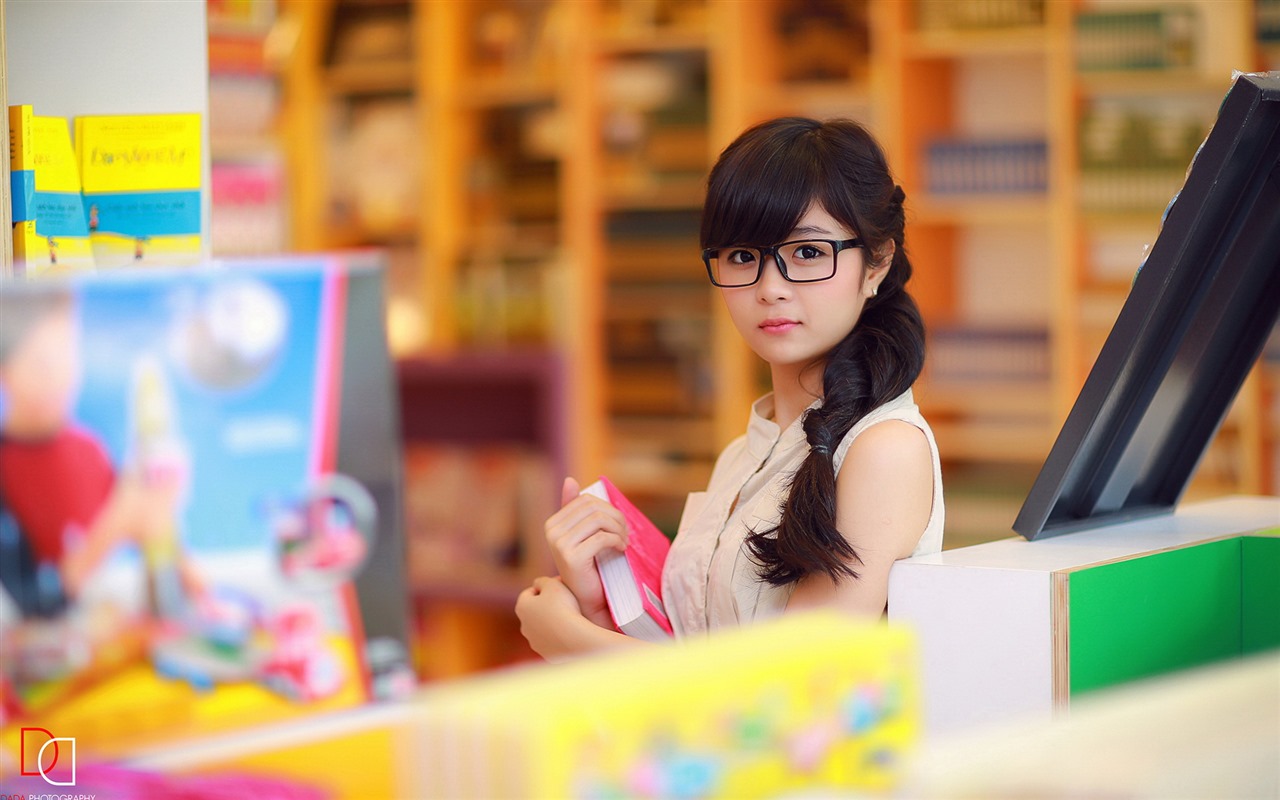 Čistá a krásná mladá Asiatka kolekce HD tapety na plochu (3) #25 - 1280x800