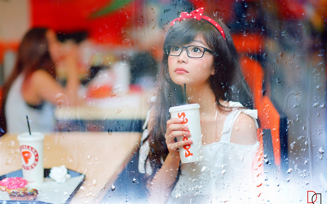 순수하고 사랑스러운 젊은 아시아 여자의 HD 월페이퍼 컬렉션 (3) #33 - 1280x800
