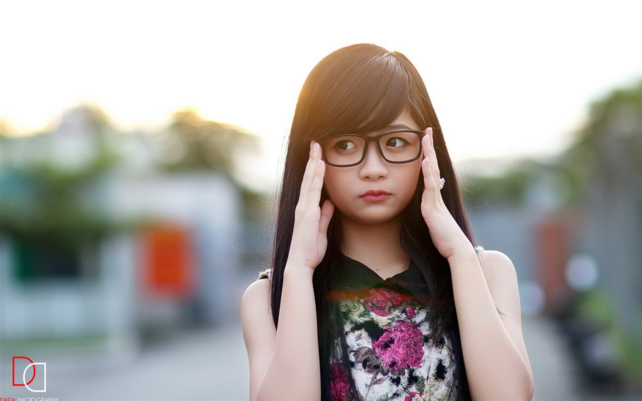 순수하고 사랑스러운 젊은 아시아 여자의 HD 월페이퍼 컬렉션 (3) #34 - 1280x800